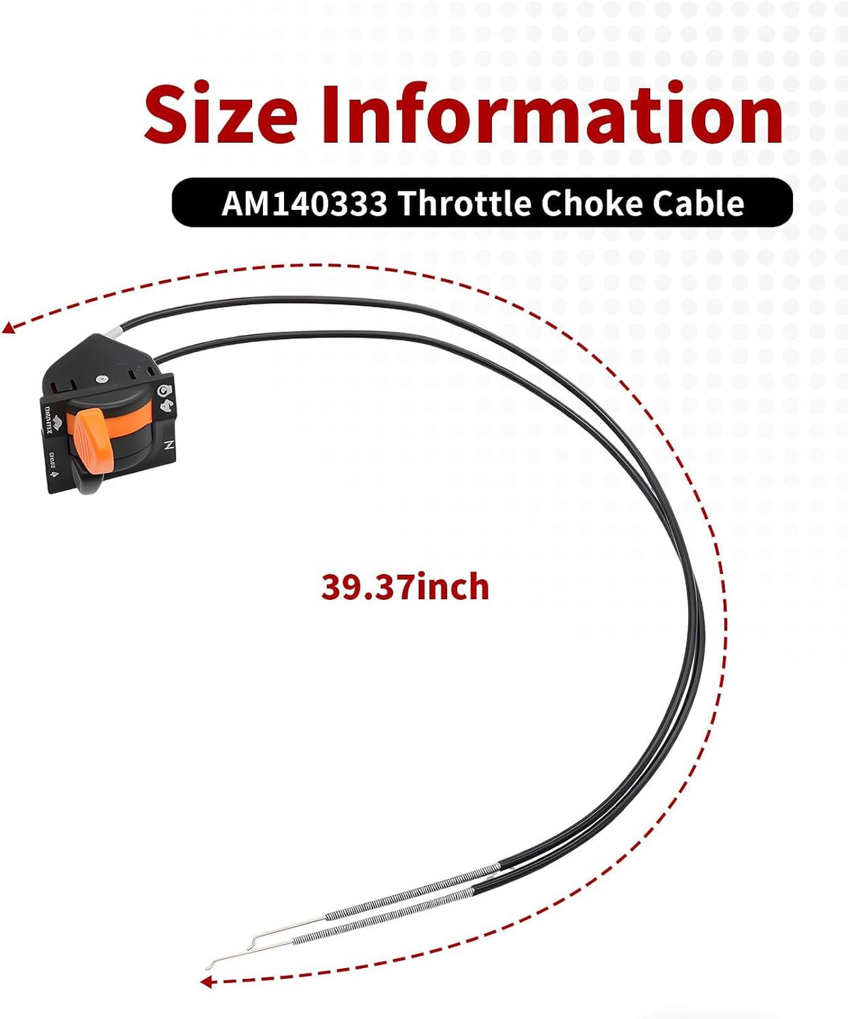 Throttle and Choke Control Assembly for Select X-Series Mowers