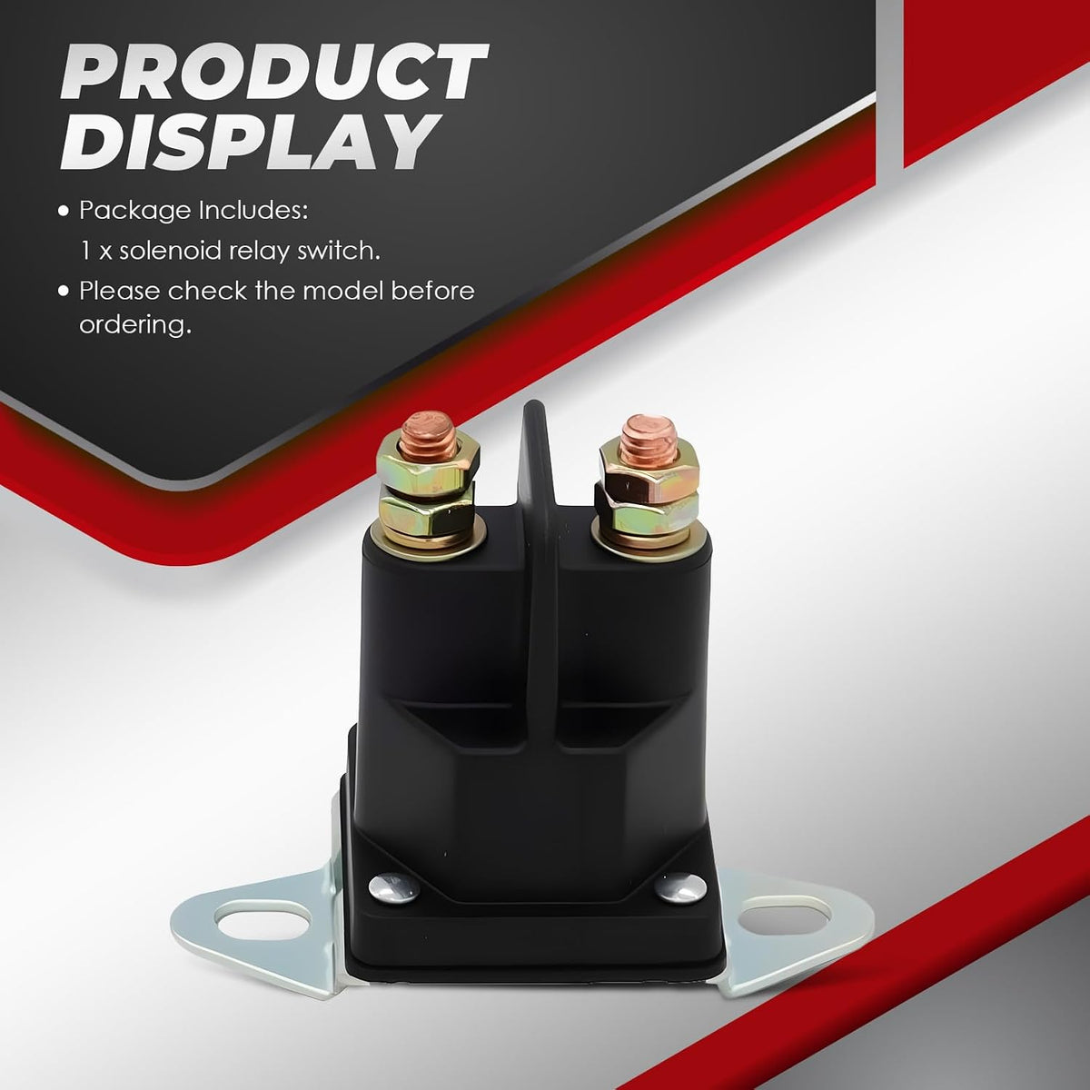 12V Three-Terminal Starter Solenoid Relay