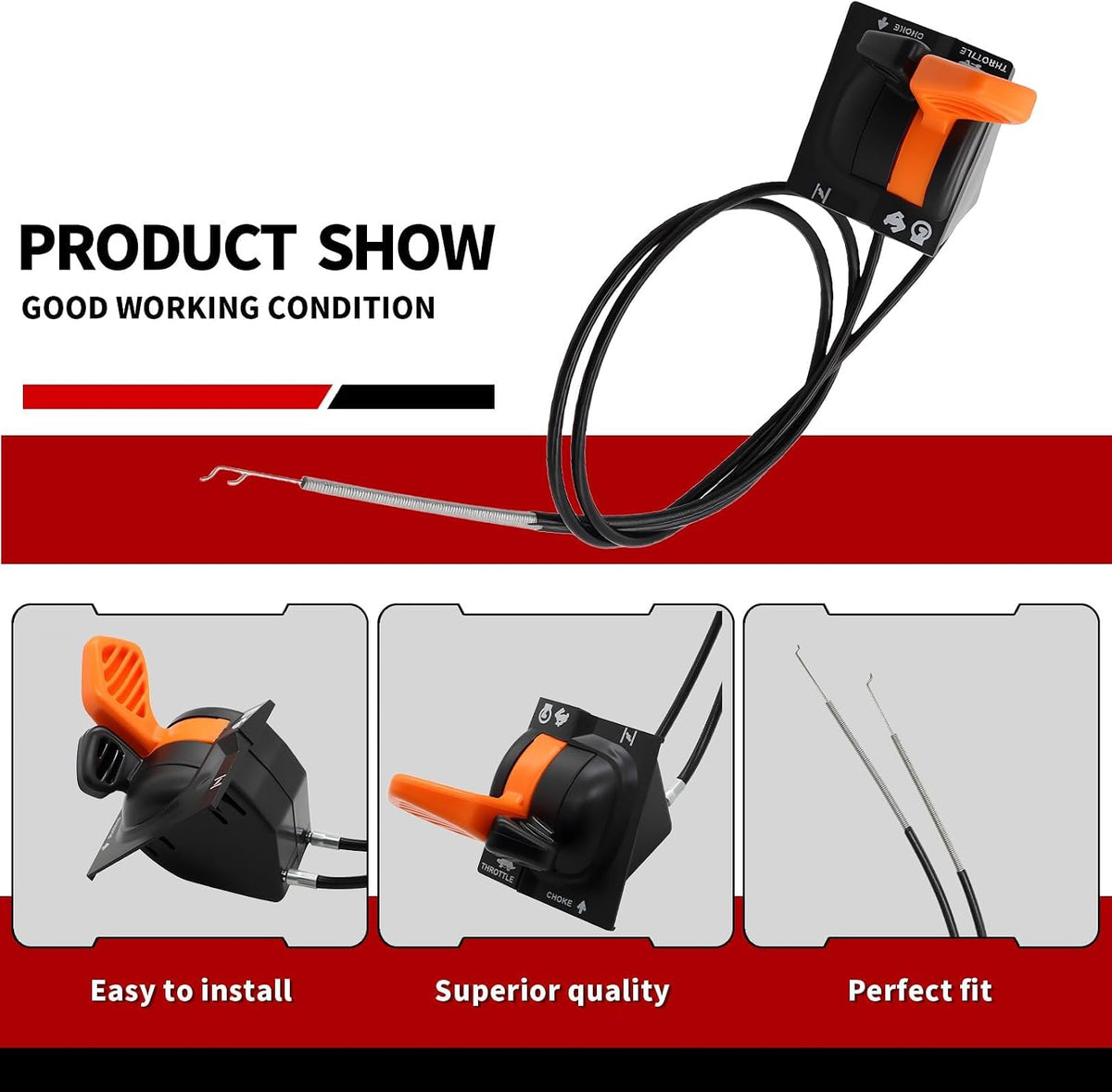 Throttle and Choke Control Assembly for Select X-Series Mowers