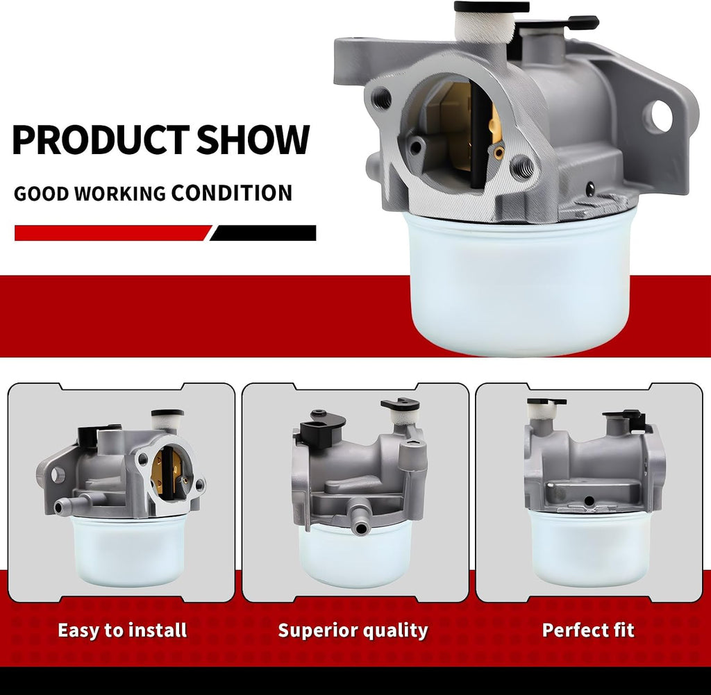Carburetor Kit for Select 190cc Lawn Mower Engines