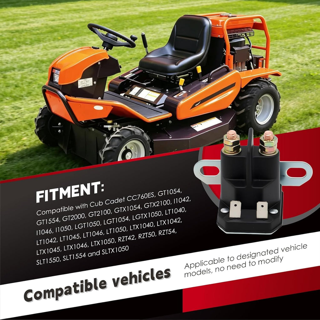 Four-Terminal Starter Solenoid for Select LTX and RZT Mowers
