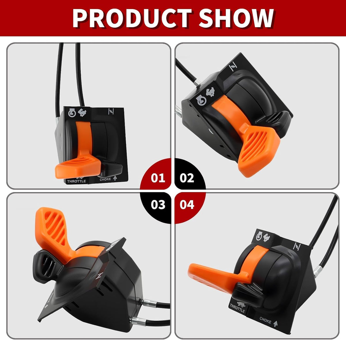 Throttle and Choke Control Assembly for Select X-Series Mowers